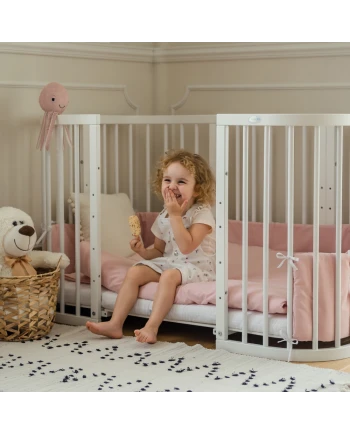 7in1 kinderbed met matras Wit | Waldin