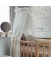 Tule wieghemel Ecru + hemelstandaard