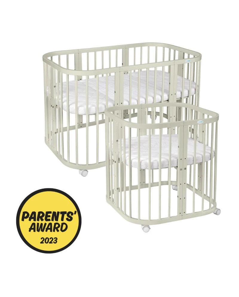 7-in-1 babybed met matras - Olijfgroen | Waldin 7-in-1 babybed met matras - Olijfgroen | Waldin