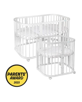 7in1 kinderbed met matras Wit | Waldin