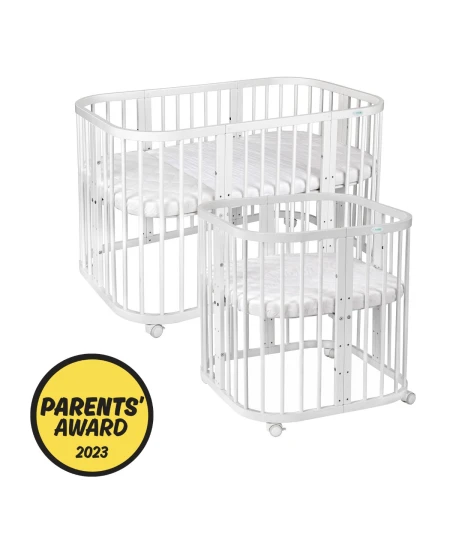 7in1 kinderbed met matras Wit | Waldin