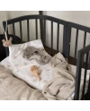 Baby wikkeldeken 75x75 – 2in1 dekbed en kussen | Waldin