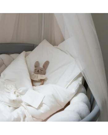 Baby wikkeldeken 2in1 dekbed en kussen – Ecru Basic | Waldin
