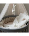 Baby wikkeldeken 2in1 dekbed en kussen – Ecru Basic | Waldin