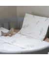 Baby wikkeldeken 2in1 dekbed en kussen – Groene takjes | Waldin