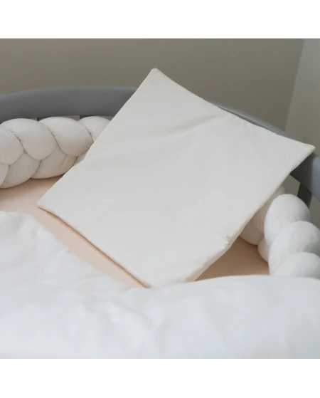 Junior beddengoedset 90x120 – Ecru Basic | Waldin