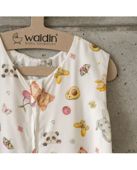 Bamboe slaapzak 0-6 maanden - CandyCute | Waldin