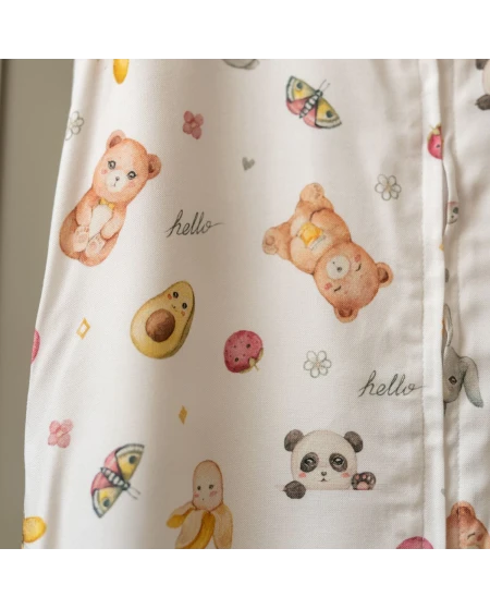 Bamboe slaapzak 0-6 maanden - CandyCute | Waldin