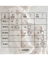 Bamboe slaapzak 0-6 maanden - CandyCute | Waldin