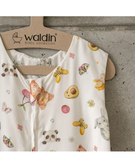 Bamboe slaapzak 6-18 maanden - CandyCute | Waldin