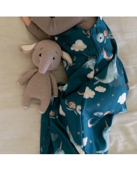 Bamboe babyslaapzak 6-18 mnd | Zacht en ademend | Waldin