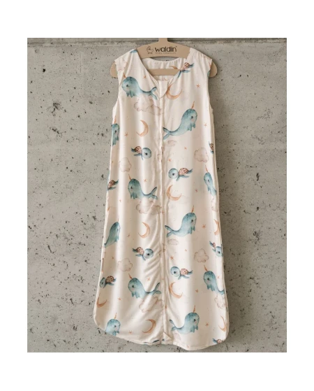 Bamboe babyslaapzak 6-18 mnd | Zacht en ademend | Waldin