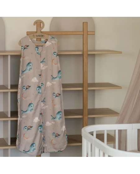 Bamboe babyslaapzak 6-18 mnd | Zacht en ademend | Waldin