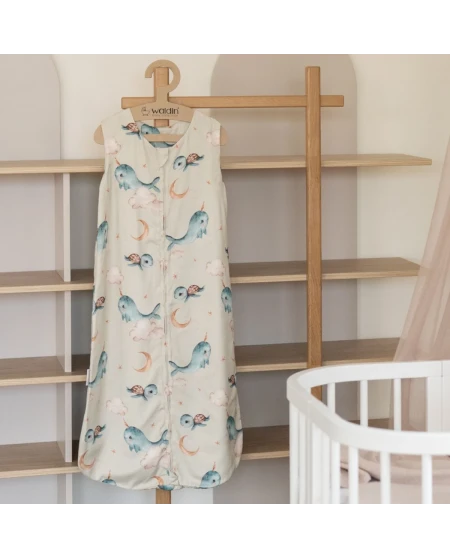 Bamboe babyslaapzak 6-18 mnd | Zacht en ademend | Waldin