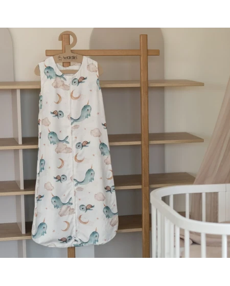 Bamboe babyslaapzak 6-18 mnd | Zacht en ademend | Waldin