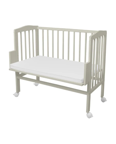 2-in-1 Kinderbed met matras - Olijfgroen | Waldin