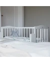 2 in 1 Kinderbed met matras - Wit | Waldin