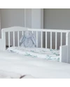 2 in 1 Kinderbed met matras - Wit | Waldin
