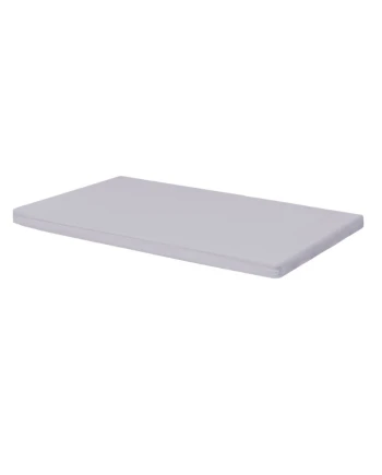 Katoenen hoeslaken voor co-sleeper 2-in-1 Waldin 90x50 cm Grijs