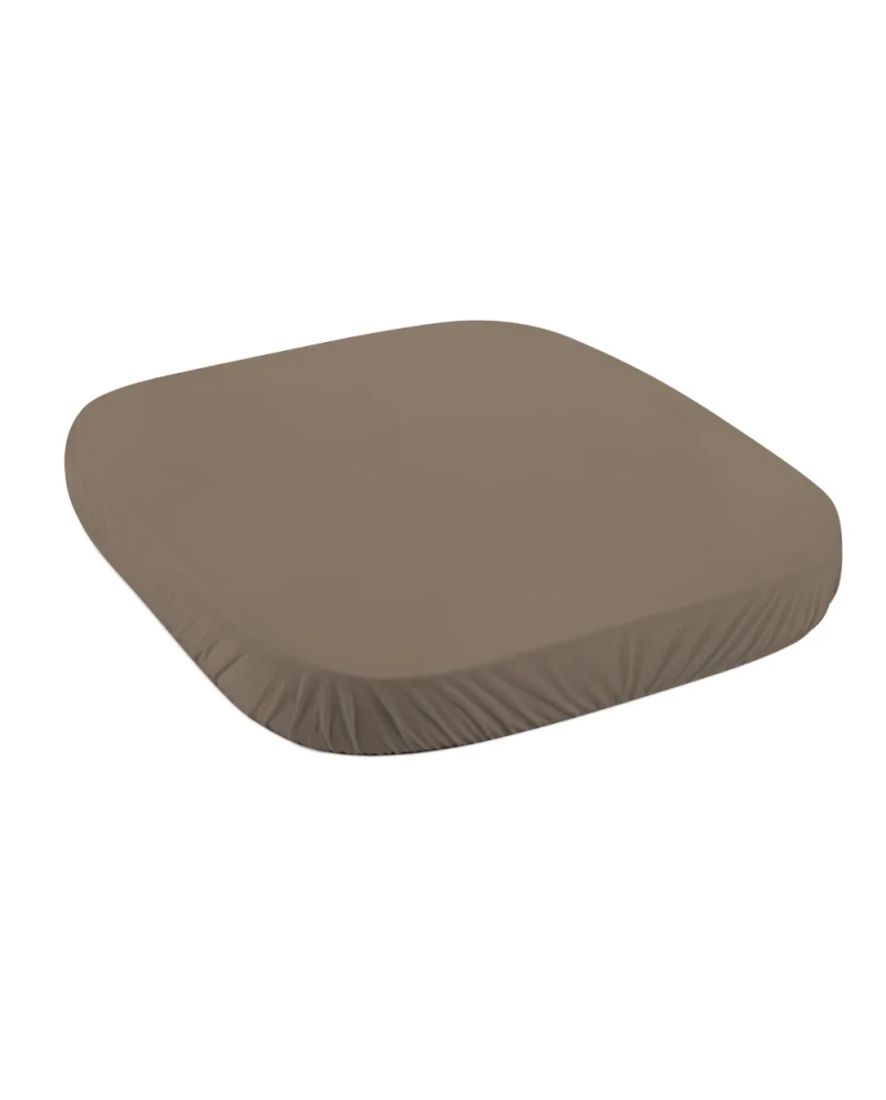Katoenen hoeslaken 73x73 cm – Taupe 7-in-1 babybedje WALDIN
