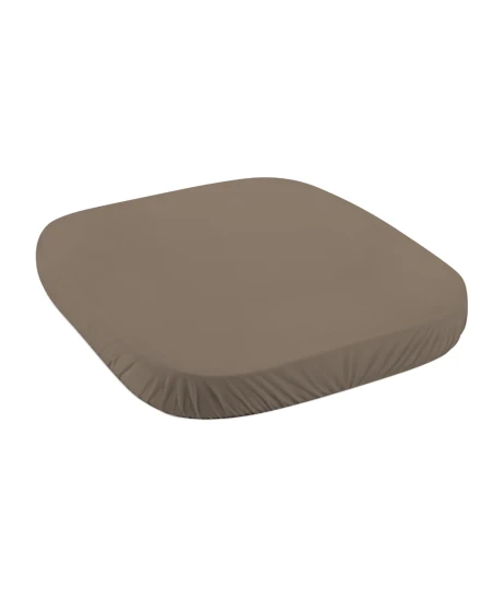 Katoenen hoeslaken 73x73 cm – Taupe 7-in-1 babybedje WALDIN