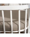 Katoenen hoeslaken 124x73 cm – Taupe 7-in-1 babybedje | Waldin
