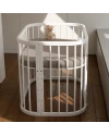 Hoeslaken van katoen 93x65 voor 5in1 Babybed - Taupe | Waldin