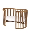 Ovale 7-in-1 babybed met matras - Vintage | Waldin
