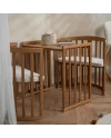 Ovale 7-in-1 babybed met matras - Vintage | Waldin