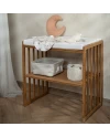 Ovale 7-in-1 babybed met matras - Vintage | Waldin