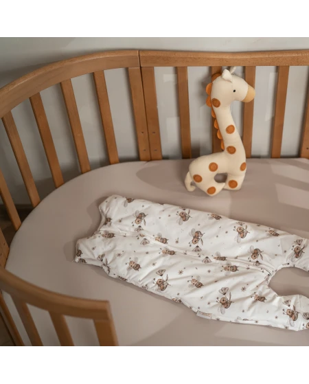 Ovale 7-in-1 babybed met matras - Vintage | Waldin