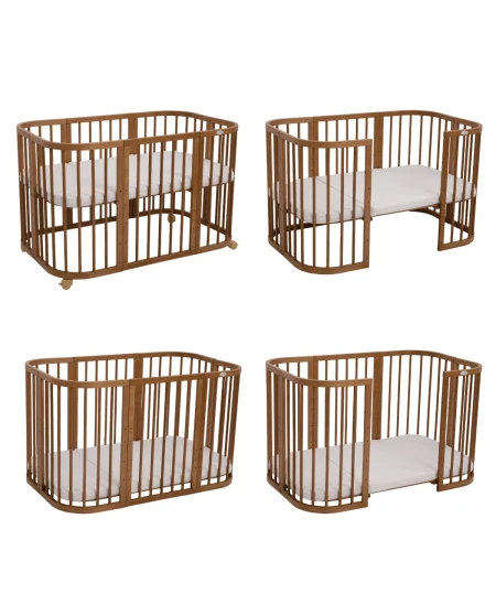 7in1 babybed met matras - Vintage | Waldin