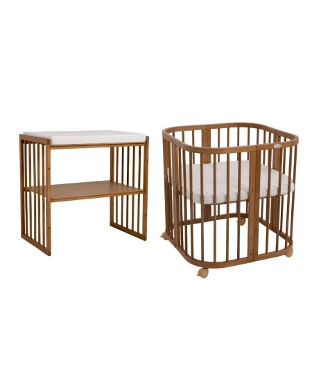7in1 babybed met matras - Vintage | Waldin