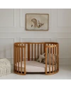 Ovale 7-in-1 babybed met matras - Vintage | Waldin