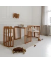Ovale 7-in-1 babybed met matras - Vintage | Waldin