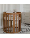 Ovale 7-in-1 babybed met matras - Vintage | Waldin