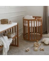 Ovale 7-in-1 babybed met matras - Vintage | Waldin