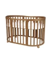 Ovale 7-in-1 babybed met matras - Vintage | Waldin