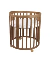 Ovale 7-in-1 babybed met matras - Vintage | Waldin