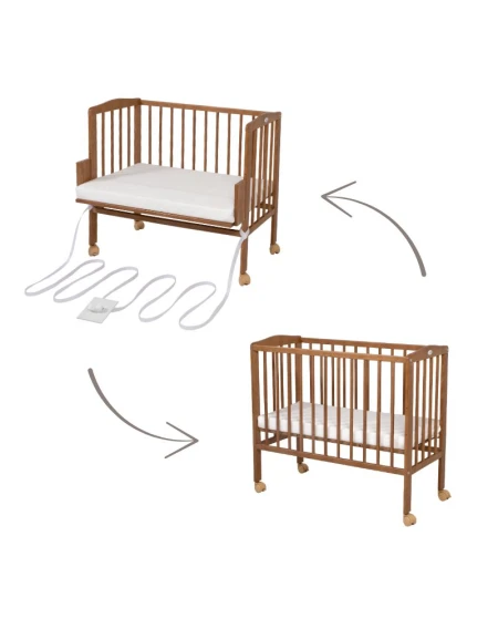 2-in-1 Kinderbed met matras - Vintage | Waldin