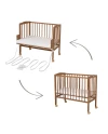 2-in-1 Kinderbed met matras - Vintage | Waldin
