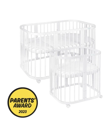 7in1 kinderbed met matras Wit | Waldin