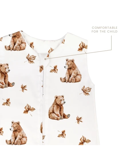 Katoenen slaapzak met pijpen voor kinderen 1–2 jaar | Waldin