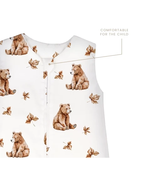 Katoenen slaapzak met pijpen voor kinderen 1–2 jaar | Waldin