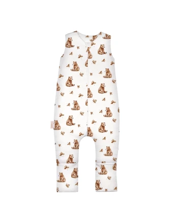 Katoenen slaapzak met pijpen voor kinderen 3-4 jaar | Waldin