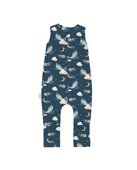 Katoenen slaapzak met pijpen voor kinderen 3-4 jaar | Waldin