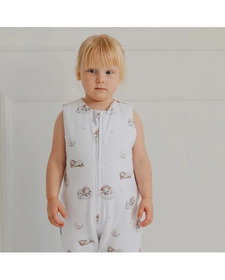Katoenen slaapzak met pijpen voor kinderen 3-4 jaar | Waldin