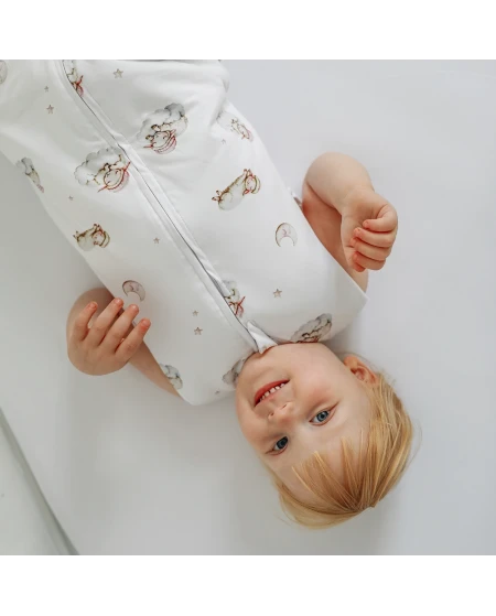 Katoenen slaapzak met pijpen voor kinderen 3-4 jaar | Waldin