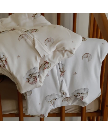 Katoenen slaapzak met pijpen voor kinderen 3-4 jaar | Waldin